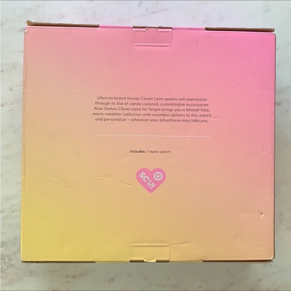 Stoney Clover Lane Inflatable Water Float in Rainbow Gingham Heart - Picture 5 of 6